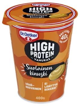 Dr. Oetker High Protein - vanukas suolainen kinuski 400 g