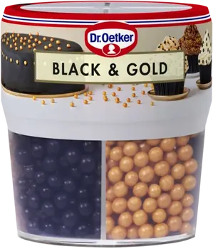 Dr. Oetker Black & Gold –koristerakeet 78 g