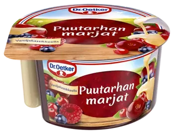 Dr. Oetker Puutarhan marjat  vaniljakastikkeella 160 g