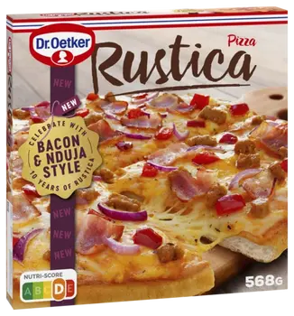 Dr. Oetker Rustica Bacon & Nduja Style 568g