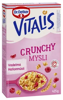 Dr. Oetker Vitalis Crunchy Vadelmamysli 425 g