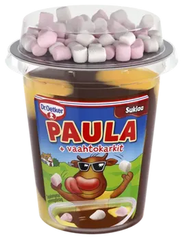 Dr. Oetker PAULA Suklaa-Vanilja -
vanukas + vaahtokarkit 128g