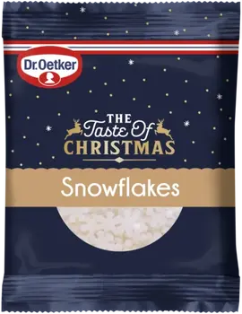 Dr. Oetker Snowflakes-koristerakeet 16g