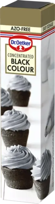Dr. Oetker Musta geeliväri 15g