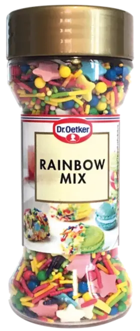 Dr. Oetker Rainbow mix –koristerakeet 50 g
