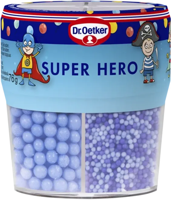 Dr. Oetker Super Hero -koristerakeet 76 g