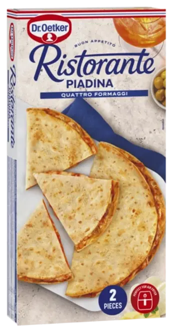 Dr. Oetker Piadina Quattro Formaggi 2 x 140 g