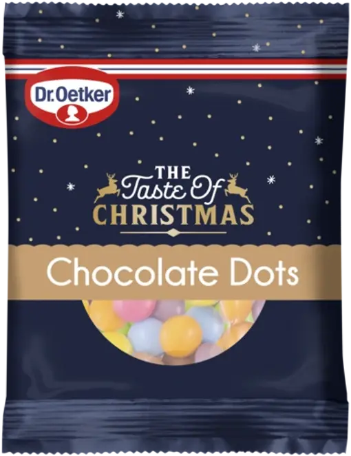 Dr. Oetker Chocolate Dots-koristerakeet 16 g