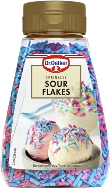 Dr. Oetker Sprinkles Sour Flakes 120g