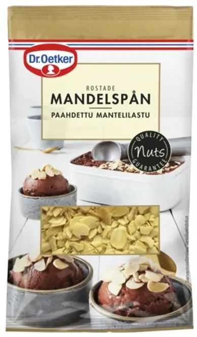 Dr. Oetker Paahdettu mantelilastu 50 g