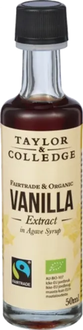 Dr. Oetker Taylor&Colledge Vanilla Extract Luomu -vaniljauute 50 ml