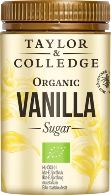 Dr. Oetker Taylor & Colledge Luomu Vaniljaruokosokeri 100g