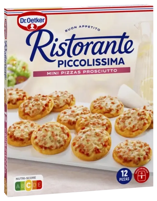 Dr. Oetker Ristorante Piccolissima Prosciutto 12er