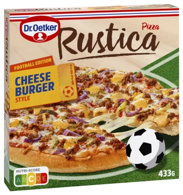 Dr. Oetker Rustics Cheese Burger style