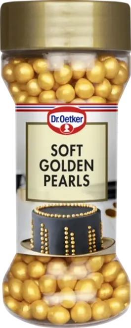 Dr. Oetker Soft Golden Pearls koristerakeet 42 g