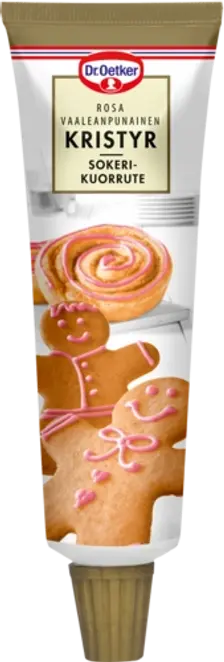 Dr. Oetker Vaaleanpunainen sokerikuorrute 125 g