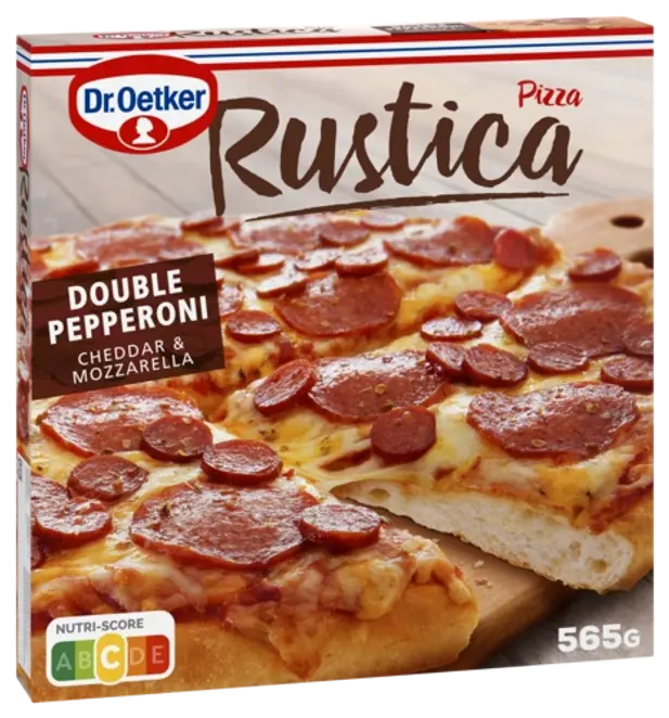 Dr. Oetker Rustica Double Pepperoni 565 g