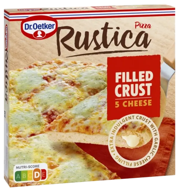 Dr. Oetker Rustica Filled Crust 5 Cheese 505g