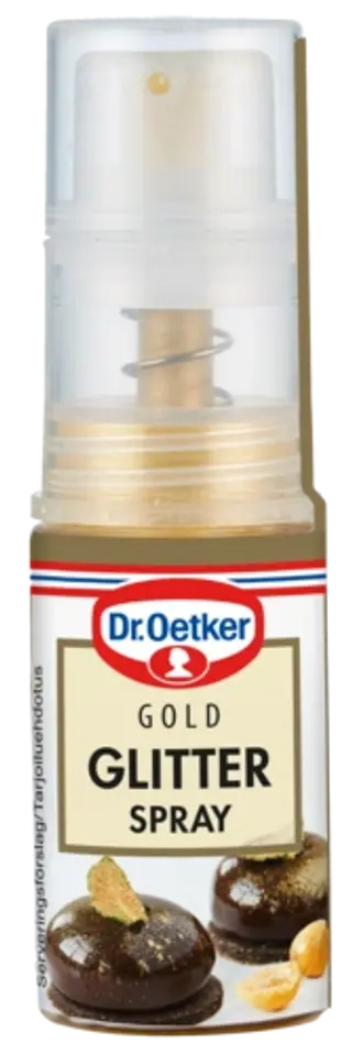 Dr. Oetker Gold Glitter spray -kimallesuihketta