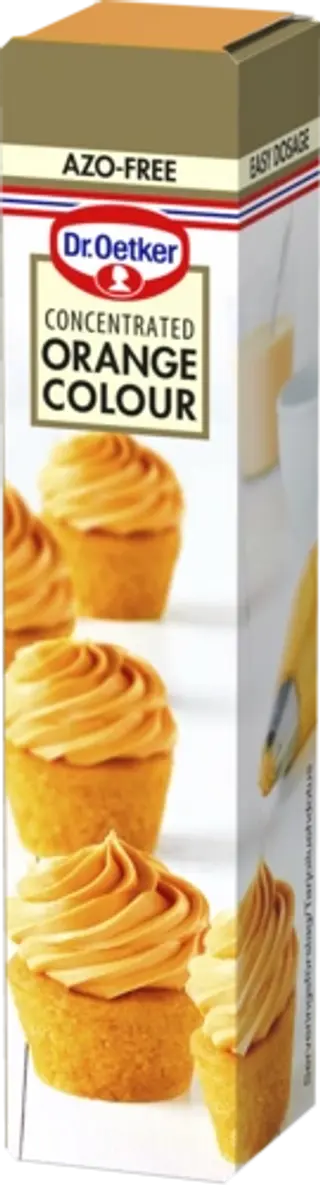 Dr. Oetker Oranssia geeliväriä