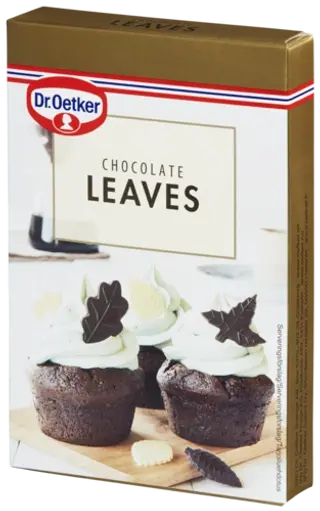Dr. Oetker Chocolate Leaves -suklaakuvioita