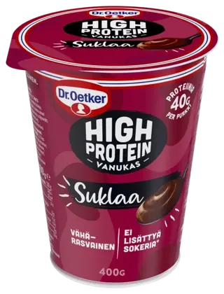 Dr. Oetker High Protein suklaavanukasta