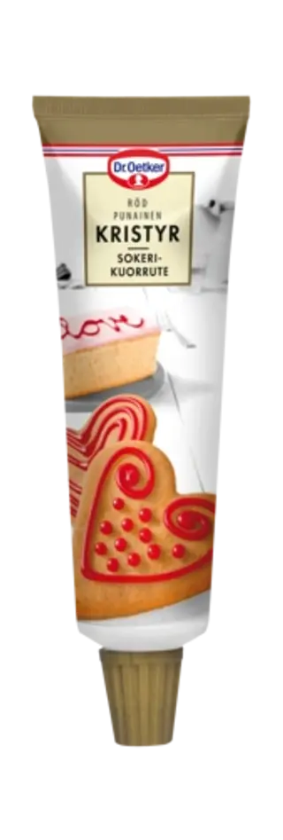 Dr. Oetker Punaista Sokerikuorrutetta