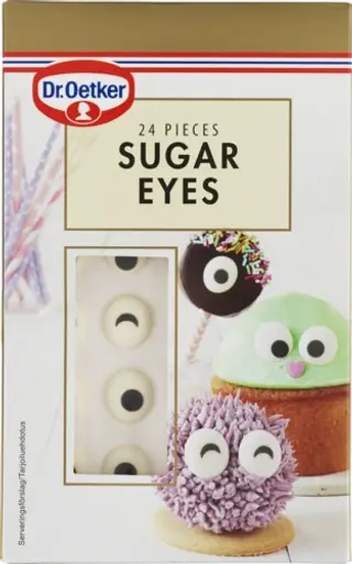 Dr. Oetker Sugar Eyes -koristekuvioita