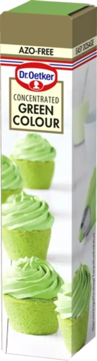 Dr. Oetker Vihreää geeliväriä