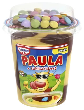 PAULA Vanilja vanukas+suklaarakeet 125g