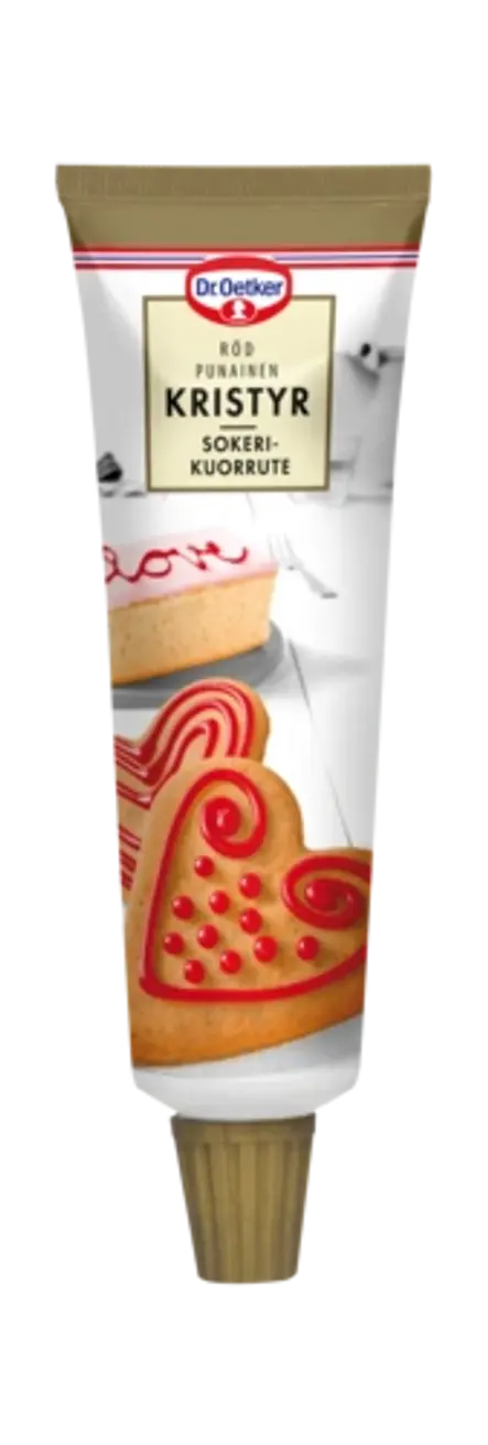 Dr. Oetker Punaista Sokerikuorrutetta
