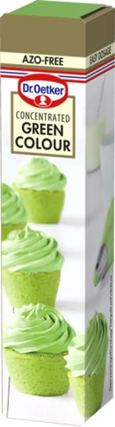 Dr. Oetker Vihreää geeliväriä