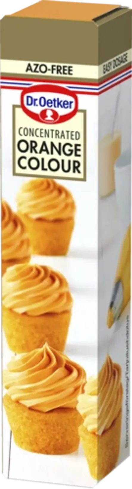 Dr. Oetker Oranssia geeliväriä