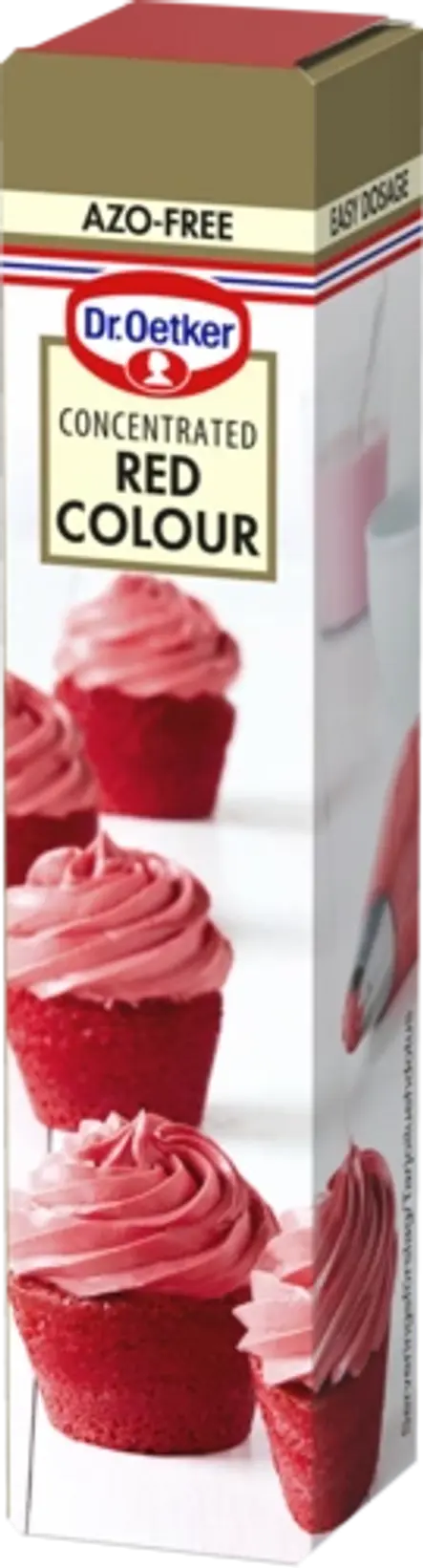 Dr. Oetker Punaista geeliväriä