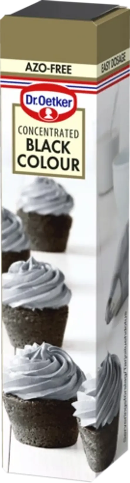 Dr. Oetker Mustaa geeliväriä
