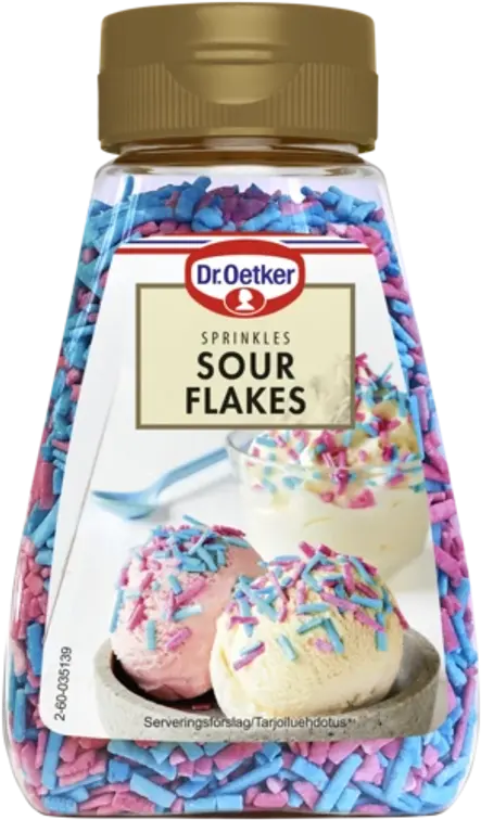 Dr. Oetker Sour Flakes -koristerakeita