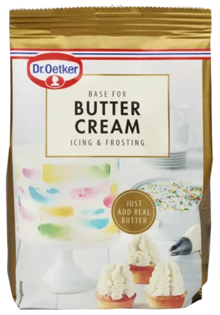 Dr. Oetker Base for Buttercream -kuorrutejauheseosta