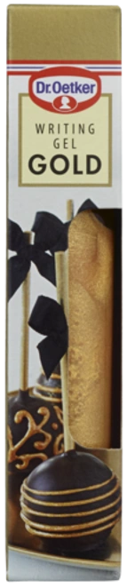 Dr. Oetker Writing Gel Gold –koristelugeeli 19 g
