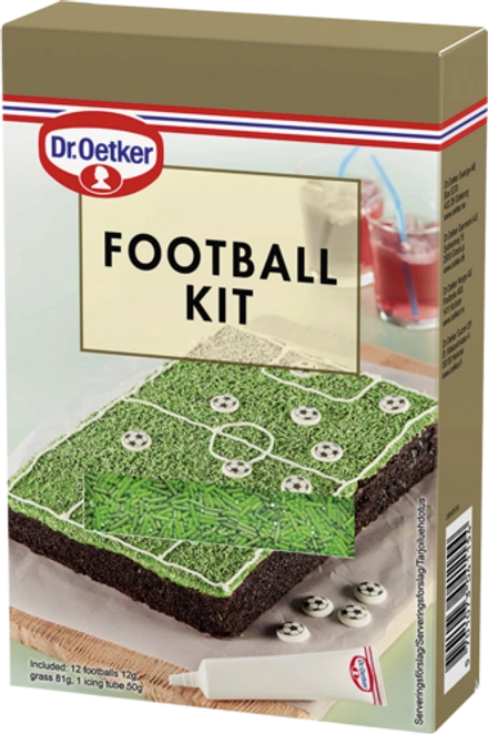 Dr. Oetker Football kit 135 g koristelusetti