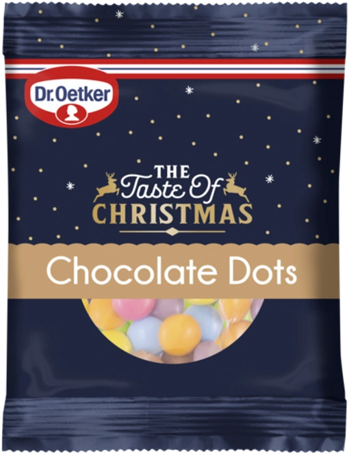 Dr. Oetker Chocolate Dots-koristerakeet 16 g