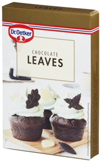 Dr. Oetker Chocolate Leaves suklaakuviot 45 g