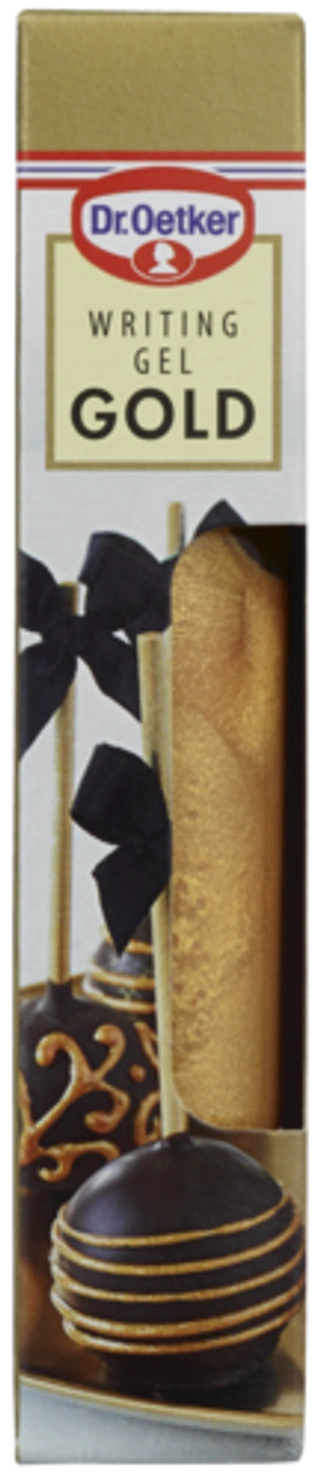 Dr. Oetker Writing Gel Gold -koristelugeeliä kiiltoefektiä varten