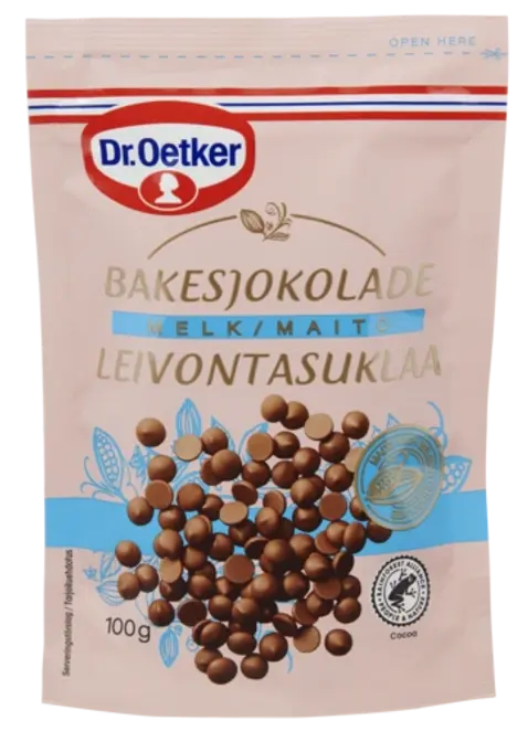 Dr. Oetker Maitosuklaanapit leivontaan 100g