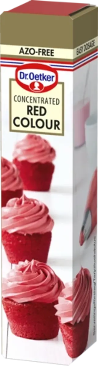 Dr. Oetker Punaista geeliväriä