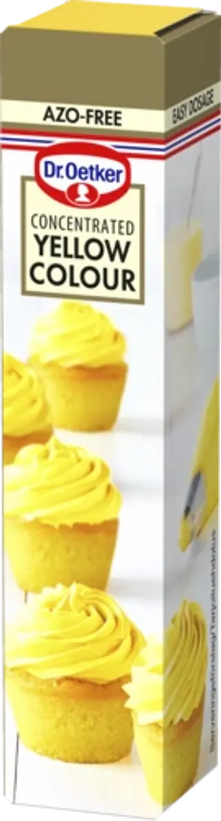 Dr. Oetker Keltaista geeliväriä