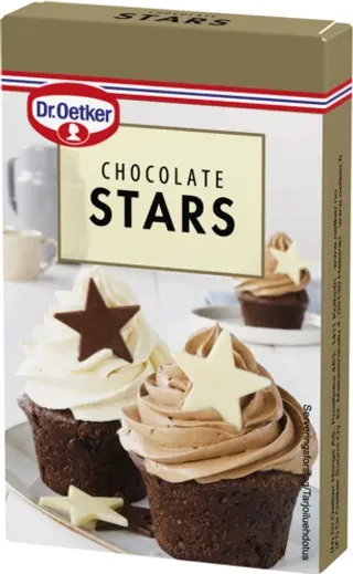 Dr. Oetker Chocolate Stars -suklaakuvioita