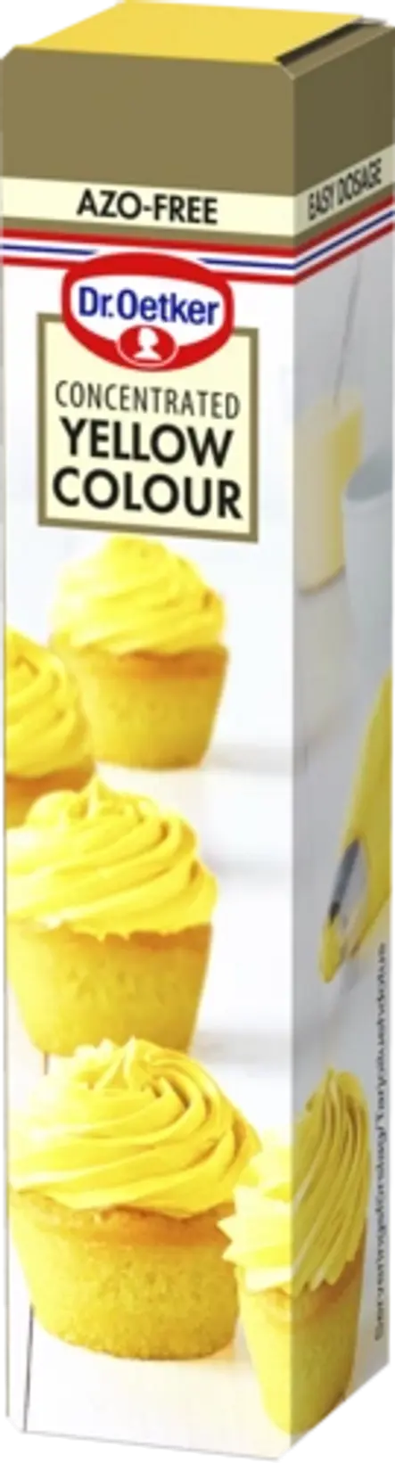 Dr. Oetker Keltaista geeliväriä
