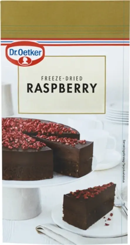 Dr. Oetker Freeze-dried Raspberry -pakkaskuivattua vadelmaa