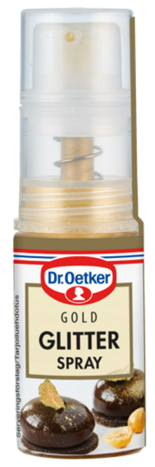 Dr. Oetker Gold Glitter Spray -kimallesuihke 4g