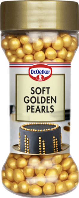 Dr. Oetker Soft Golden Pearls koristerakeet 42 g